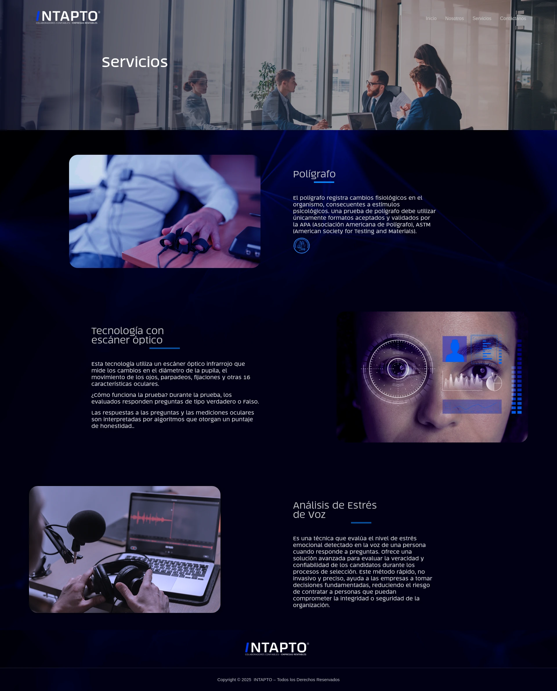 Website Intapto- Guatemala